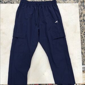bcg Blue Cargo Pants with Relaxed Fit
